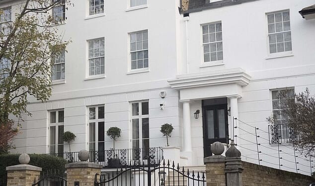 A millionaire businessman has been accused of 'fortifying' his £44.5million Notting Hill home