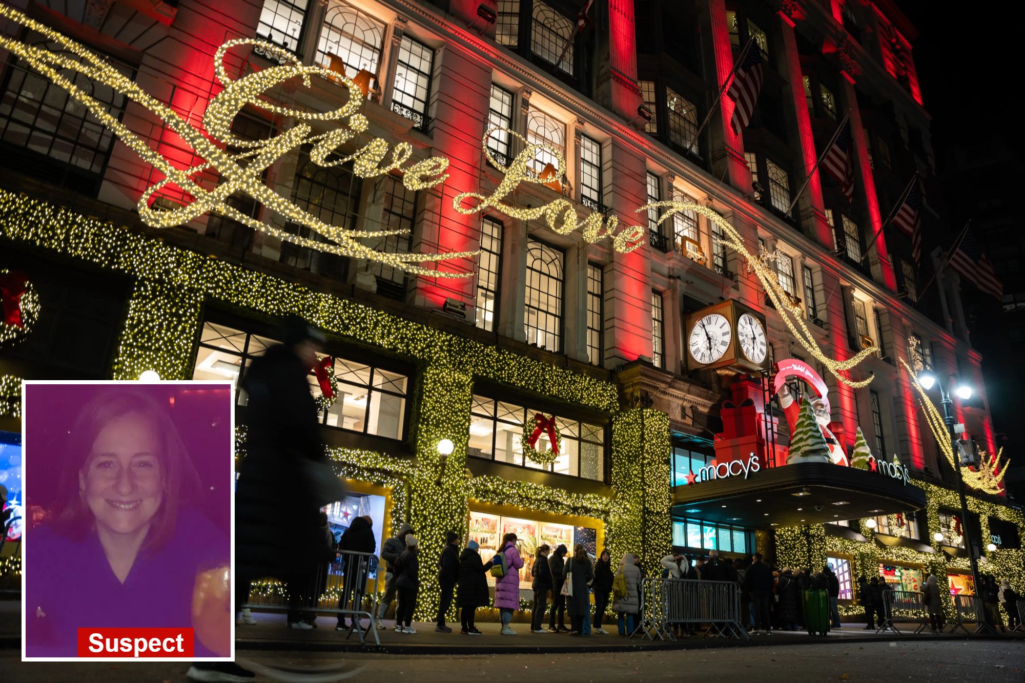 An image collage containing 2 images, Image 1 shows Department-Store-Attack-Mom-Stabbed, Image 2 shows NINTCHDBPICT001045453808