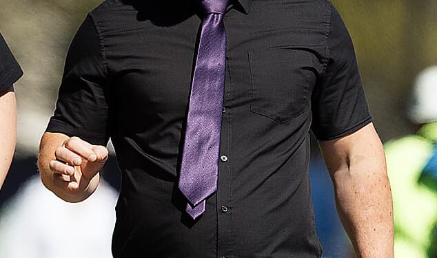 'Jekyll and Hyde' CCTV operator Russell Hasler (pictured), 43, subjected his ex to years of torment, causing 'chronic anxiety'