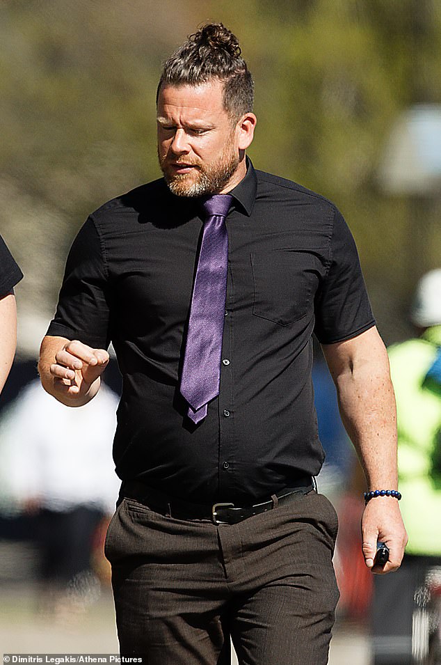 'Jekyll and Hyde' CCTV operator Russell Hasler (pictured), 43, subjected his ex to years of torment, causing 'chronic anxiety'