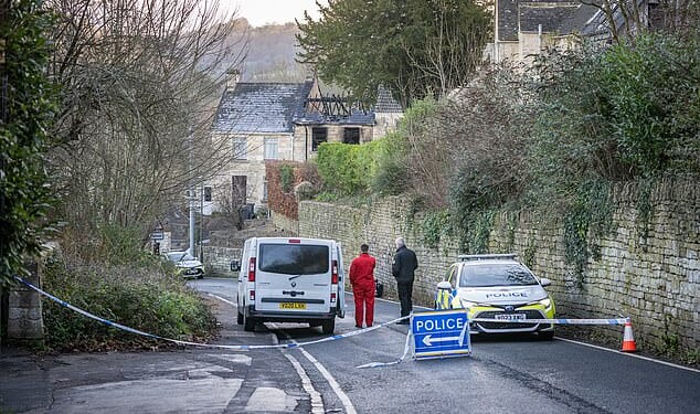 Emergency services were called to the 'well-established' fire at a property on Brimscombe Hill, near Stroud, Gloucestershire, at about 3am on December 26
