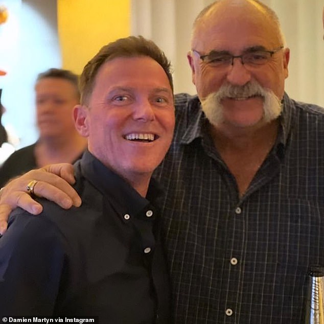 Australian cricket great Damien Martyn (pictured left with Merv Hughes) has reportedly been rushed to hospital and remains in a ‘serious after falling ill on Boxing Day