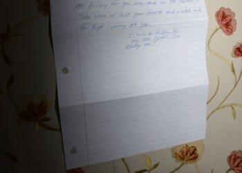 A mystery letter bearing no signature or date has been released as part of the Epstein files