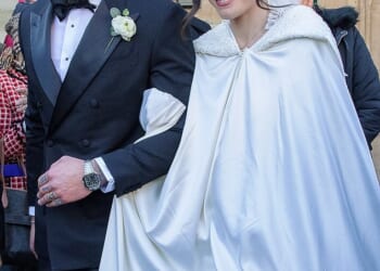 Adam and Holly Ramsay have jetted away from the family drama and off on honeymoon two days after tying the knot at Bath Abbey