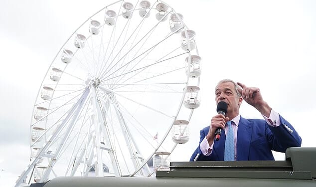 Capital offensive: Nigel Farage is targeting Reform's first electoral success in London