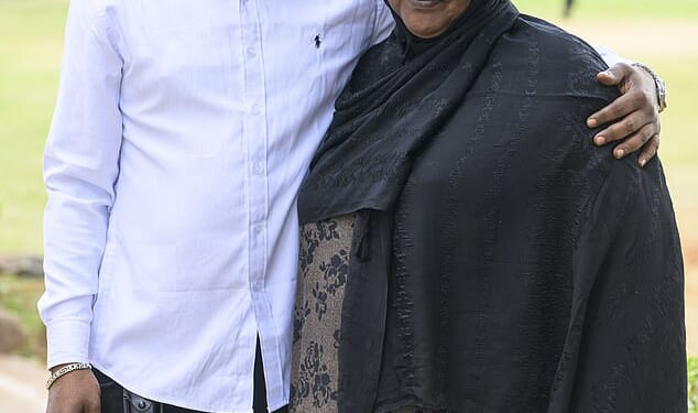 The 'real' Mo Farah pictured with his mother Leyla Geedi for the first time since his childhood in 1995