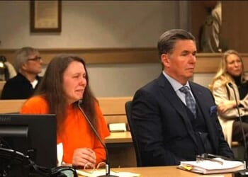 Madison Bergmann sobbed in court on Friday as she was sentenced to six years in prison
