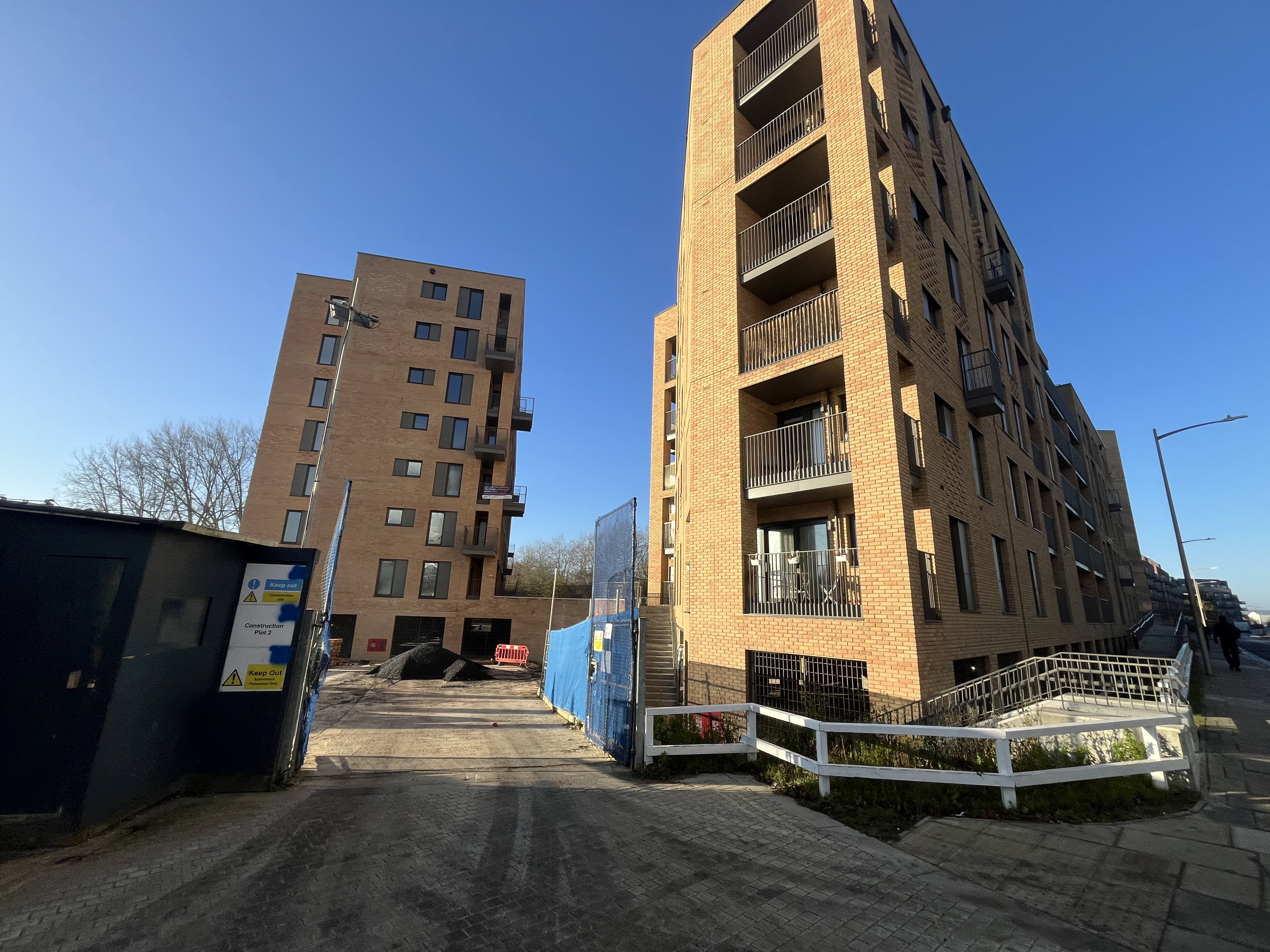 257 flats in Victoria Road, Ashford, lie abandoned as Vidi Construction goes into administration