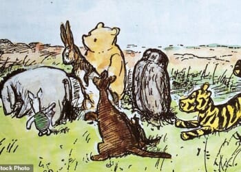 The old grey donkey Eeyore (left) is one of the most important figures in English literature, writes Peter Hitchens. AA Milne's character is a thinker and a master of logic, with a very good grasp of the true nature of the universe