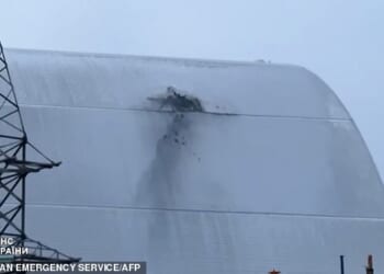 Nuclear watchdogs discovered this month that the dome built over the remains of the Chernobyldisaster has been damaged