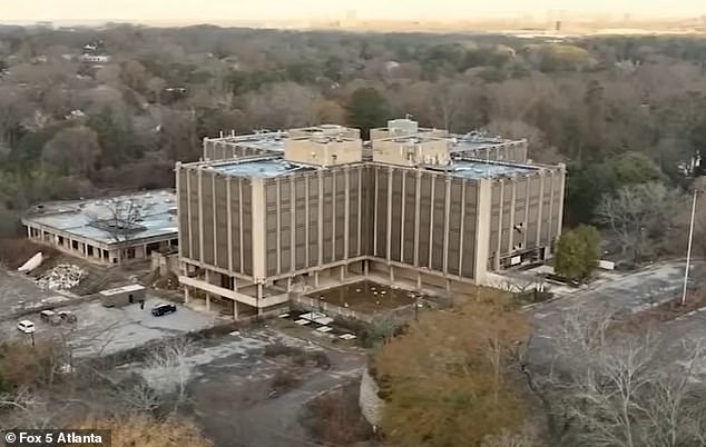 The five-story Briarcliff Building (pictured) was a psychiatric hospital built in the 1960s. It was acquired by Emory University in the 1990s and is one of 40 locations the university rents out to filmmakers and production companies