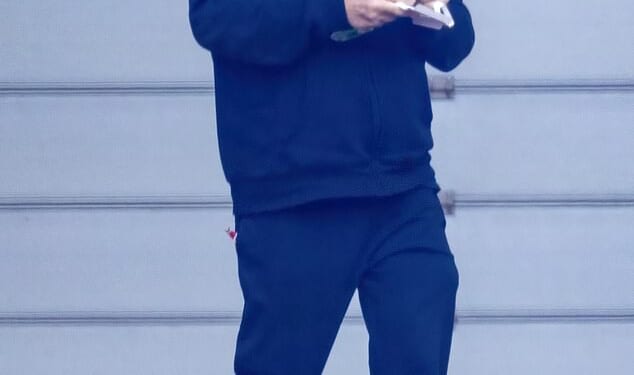 Peter Kay has opened up about his dramatic weight loss for the first time after years of 'trying everything' amid his battle with binge eating (pictured in January)