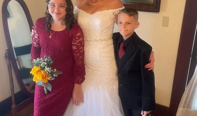 Crystal Kenney (center) was fatally shot in the head by her husband and her daughter (left) was shot in the shoulder and face