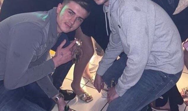 Jenson Seal (left) and Jake Neaves (right) were killed in the crash on Saturday night