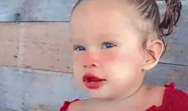 Clara Vitoria had been wandering outside her riverside home, which had no fence to prevent her from falling into the water, when the tragedy occurred.