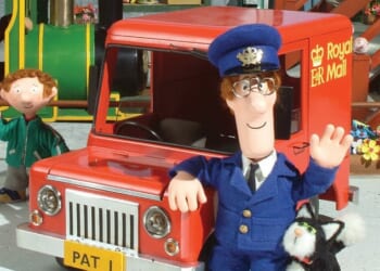 The term 'postman' dates back to 1883 when the job was a strict male only affair. Pictured: Postman Pat