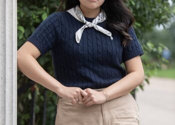 Carmen Lau (pictured) is a pro-democracy activist who fled Hong Kong seeking sanctuary in the UK four years ago