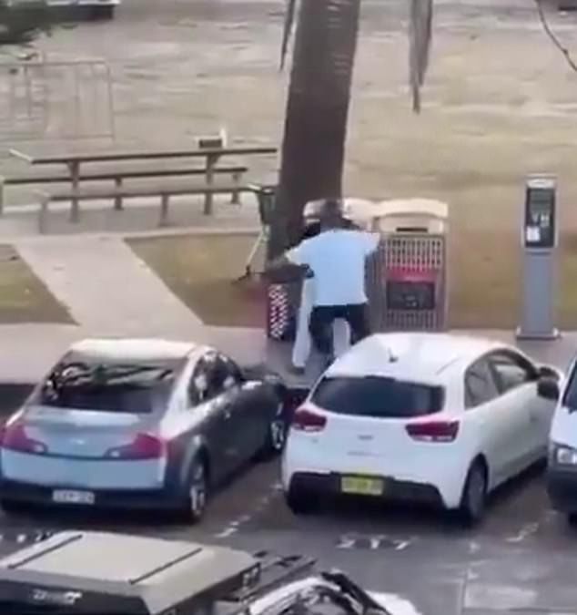 Mr Al Ahmed tackles gunman Sajid Akram