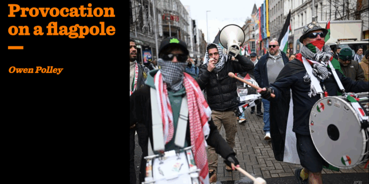 Provocation on a flagpole | Owen Polley