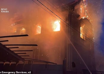 Vladimir Putin unleashed savage overnight strikes on Kyiv, hammering residential tower blocks and energy infrastructure just hours before Volodymyr Zelensky is due to meet Donald Trump in Florida for talks on a US-brokered peace plan