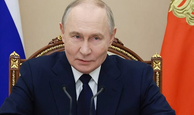 Vladimir Putin has been accused of secretly grabbing an ultra-luxury £100 million palace on the edge of a cliff in occupied Crimea