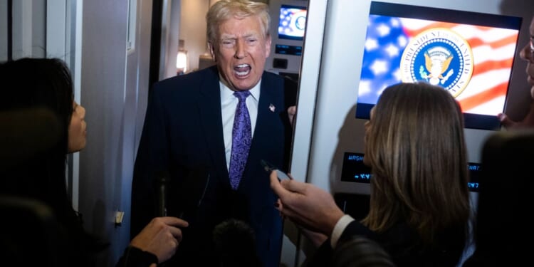 Read Trump's ‘excellent’ MRI results in full after president, 79, destroys reporters in another Air Force One showdown