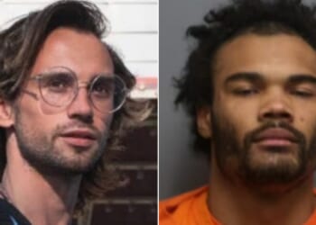 Ben McComas, 27, left, was allegedly killed at a Cleveland, Ohio, light rail station by Donnie Allen, right, shortly before a leftist organization bailed Allen out of jail.