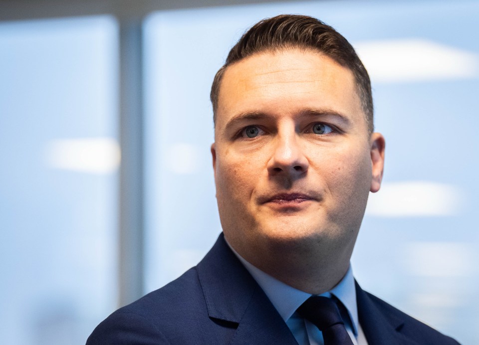 Health Secretary Wes Streeting during a visit to NHS England's headquarters.