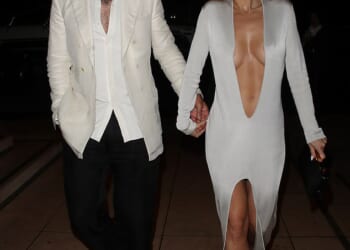 Rita Ora and husband Taika Waititi put on a loved-up display at the 2025 Fashion Awards' afterparty at London's Rosewood Chancery on Monday evening