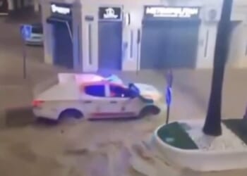 Torrential rain hit Spain's Costa del Sol with dramatic footage capturing flooded roads, fallen trees and destroyed vehicles as the region braces for more bad weather