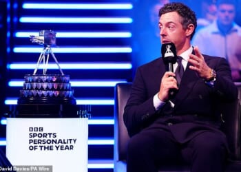Rory McIlroy welled up during his interview at the BBC Sports Personality of the Year awards