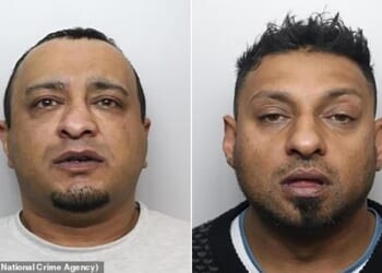 Kessur Ajaib (left) and Mohammed Makhmood were jailed for a total of more than 15 years today after they were convicted of rape following a trial at Sheffield Crown Court