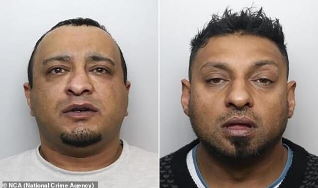 Kessur Ajaib (left) and Mohammed Makhmood were jailed for a total of more than 15 years today after they were convicted of rape following a trial at Sheffield Crown Court