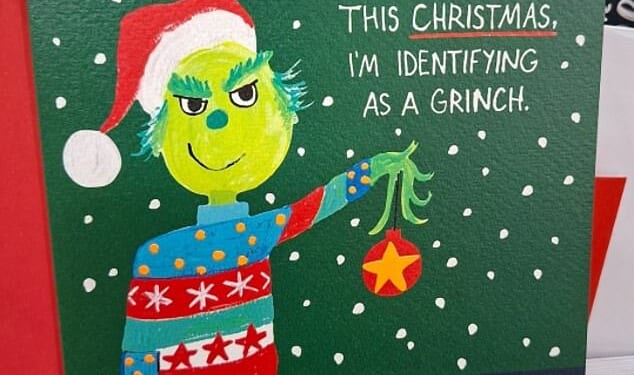 The card was spotted by trans journalist Sophie Molly in her local Sainsbury's store in Scotland