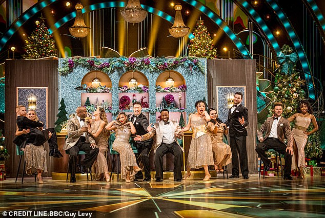 Fans were treated to a group dance to Kelly Clarkson's Grown Up Christmas List, as well as We Need A Little Christmas from the musical Mame