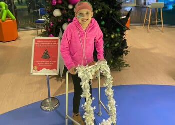 Sophia Wilson, of Sauchen, Aberdeenshire, was diagnosed with Acute Myeloid Leukaemia
