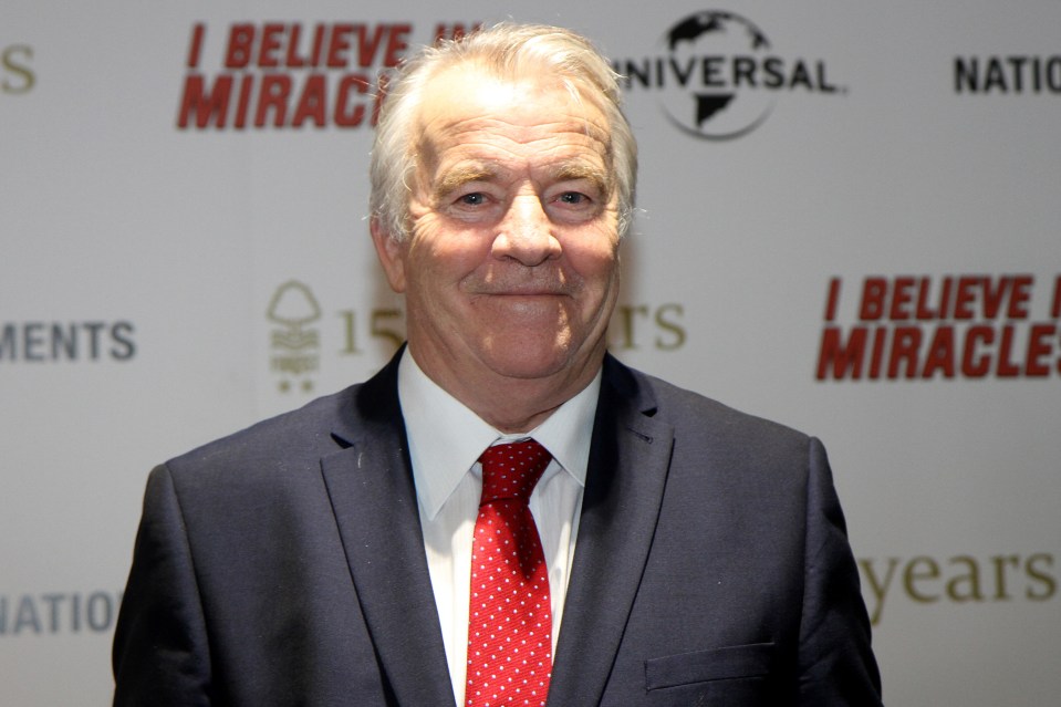 Former Nottingham Forest footballer, John Robertson, on the red carpet.
