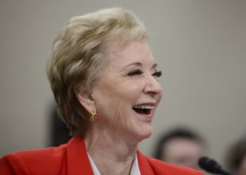 Secretary McMahon Gives Timmy Walz the DoEd Version of WWE's People's Elbow – HotAir