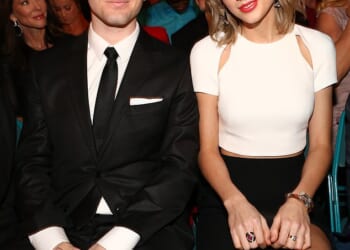 Austin and Taylor Swift attend the 49th Annual Academy of Country Music Awards at the MGM Grand Garden Arena on April 6, 2014, in Las Vegas