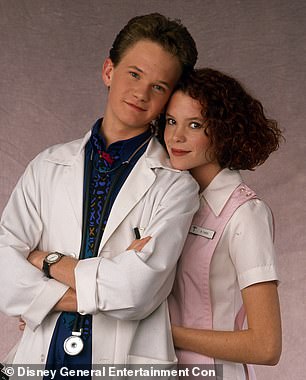 Robyn with Neil Patrick Harris on Doogie Howser MD