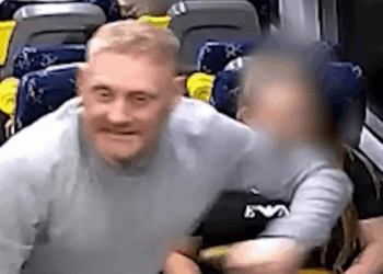 Shock CCTV shows moment crazed thug launches brutal murder bid with Buckfast bottle on Scots train