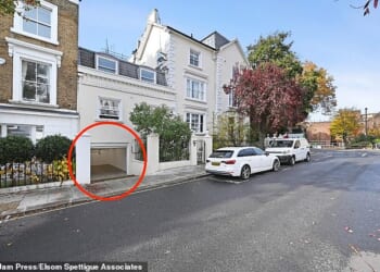 The private, off-street parking space in Notting Hill is going for almost £300,000