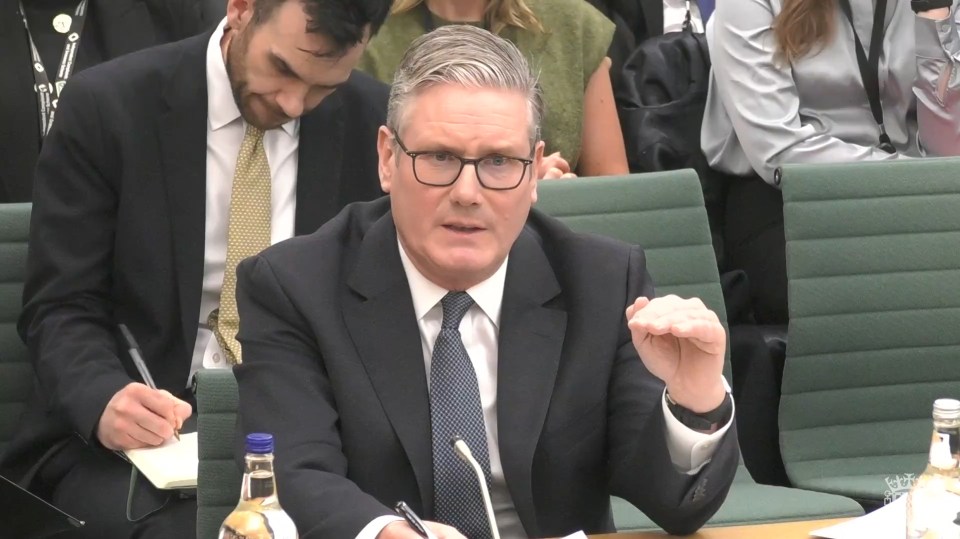 Prime Minister Sir Keir Starmer appearing before the Liaison Committee in the House of Commons, London.