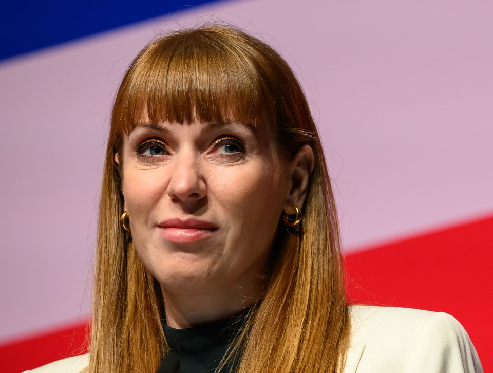UK Deputy Prime Minister Angela Rayner addresses delegates during the Labour Party Conference 2024.