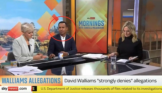 Kamali Melbourne gives a disapproving look after Katie Spencer says the f-word on live TV