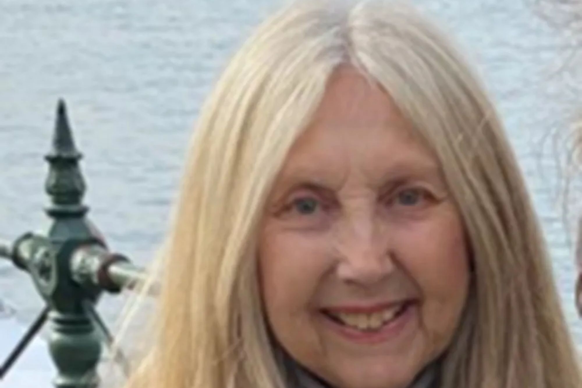 An image collage containing 1 images, Image 1 shows Ellen Cook smiling, with long blonde hair and wearing a grey turtleneck