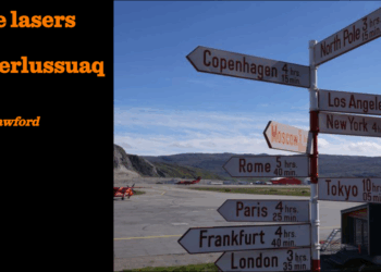 Space lasers over Kangerlussuaq | Pippa Crawford