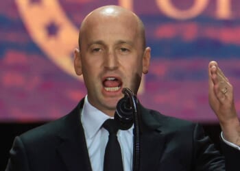 White House Deputy Chief of Staff Stephen Miller, seen in a September photo, said the "60 Minutes" team is "living in comfort and security, trying to make us feel sympathetic to these monsters," referring to violent criminals the Trump administration has deported.