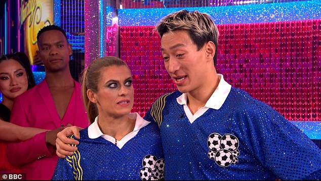 Struggling to compose himself, Carlos tearfully told viewers: 'She's changed my life. I I think she's the best thing that I've ever had in 2025'