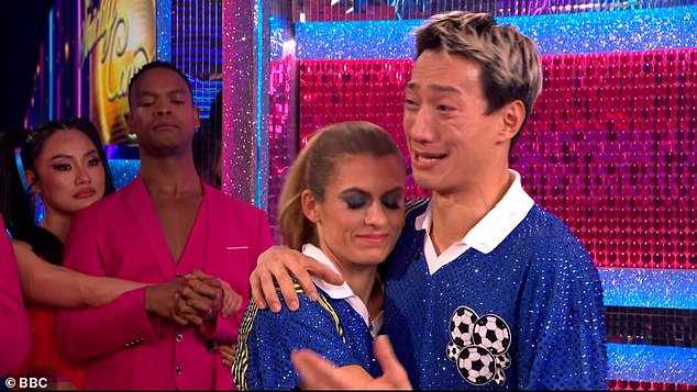 Strictly Come Dancing professional Carlos Gu was overcome with emotion during the live final on Saturday night, as he made a candid admission about his journey on the show